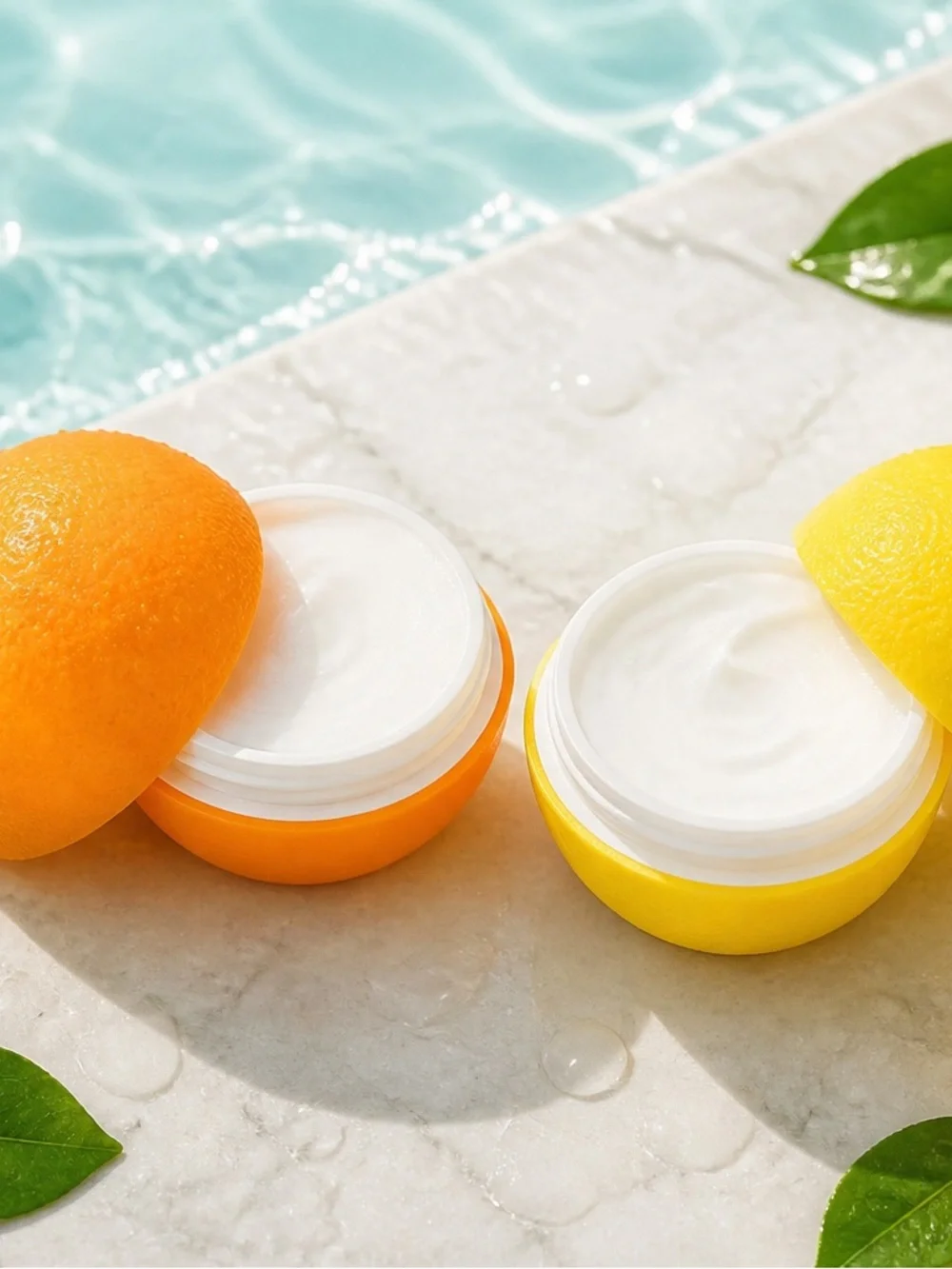 Orange and Lemon Scented Decorative Hand Cream 3 oz each NWT